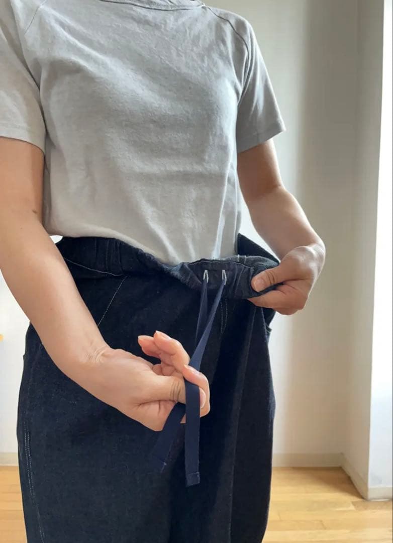 NARU(ナル)スマート見えデニム 美品 インディゴ2点おまとめ - メルカリ