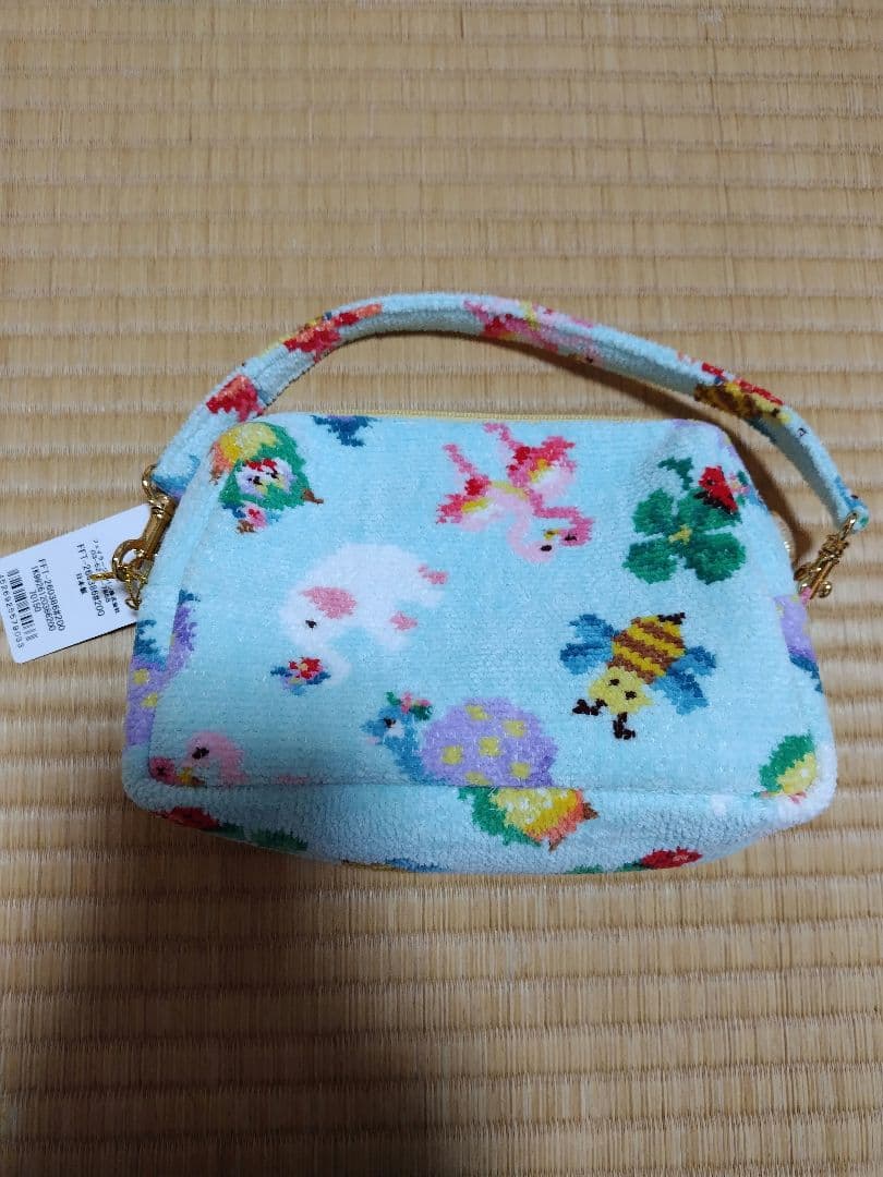 FEILER 神崎恵さん×フェイラー ファンキーフォーチュン 手付きポーチ