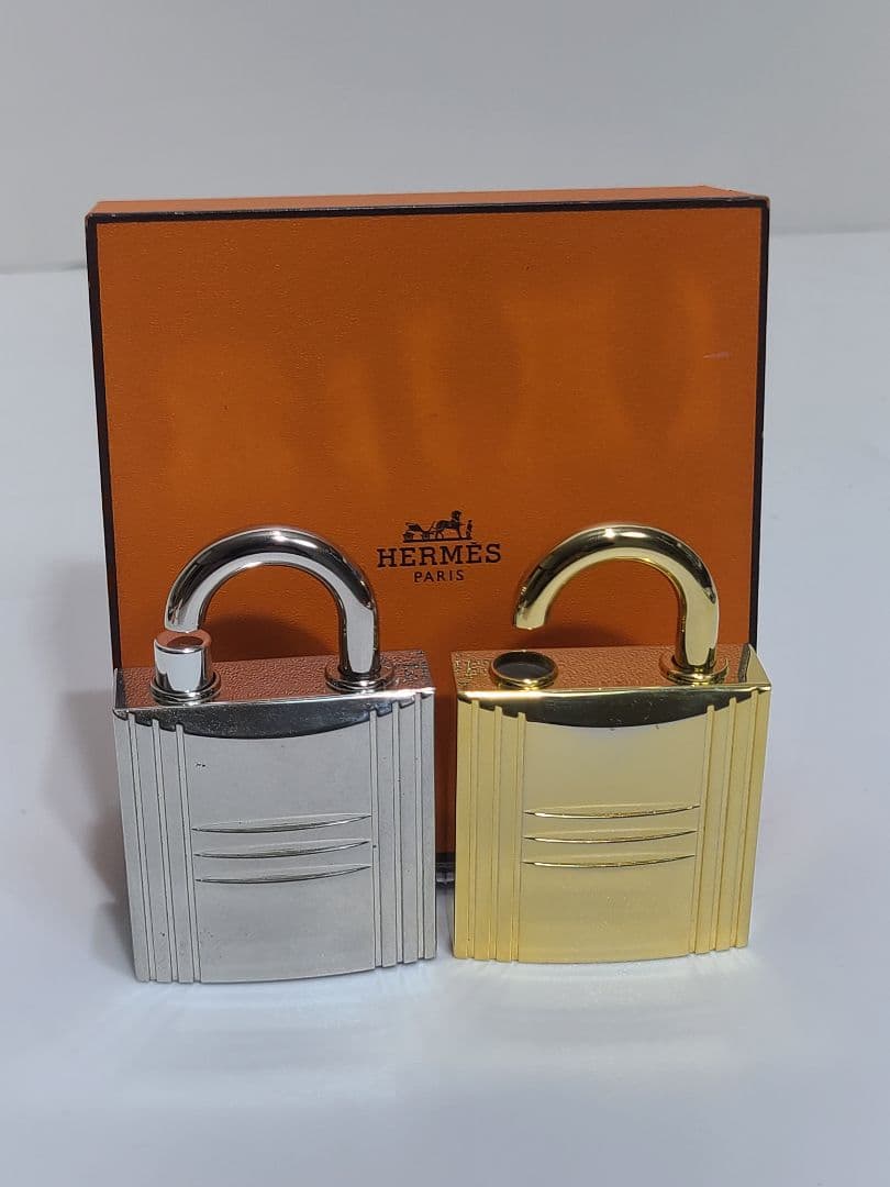 HERMES　ジュエルロック　パヒューム　カデナ　ゴールド　シルバー　セット