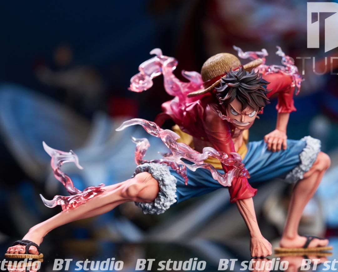 ワンピース ギア2 ルフィ 流桜 ガレージキット フィギュア 塗装済み