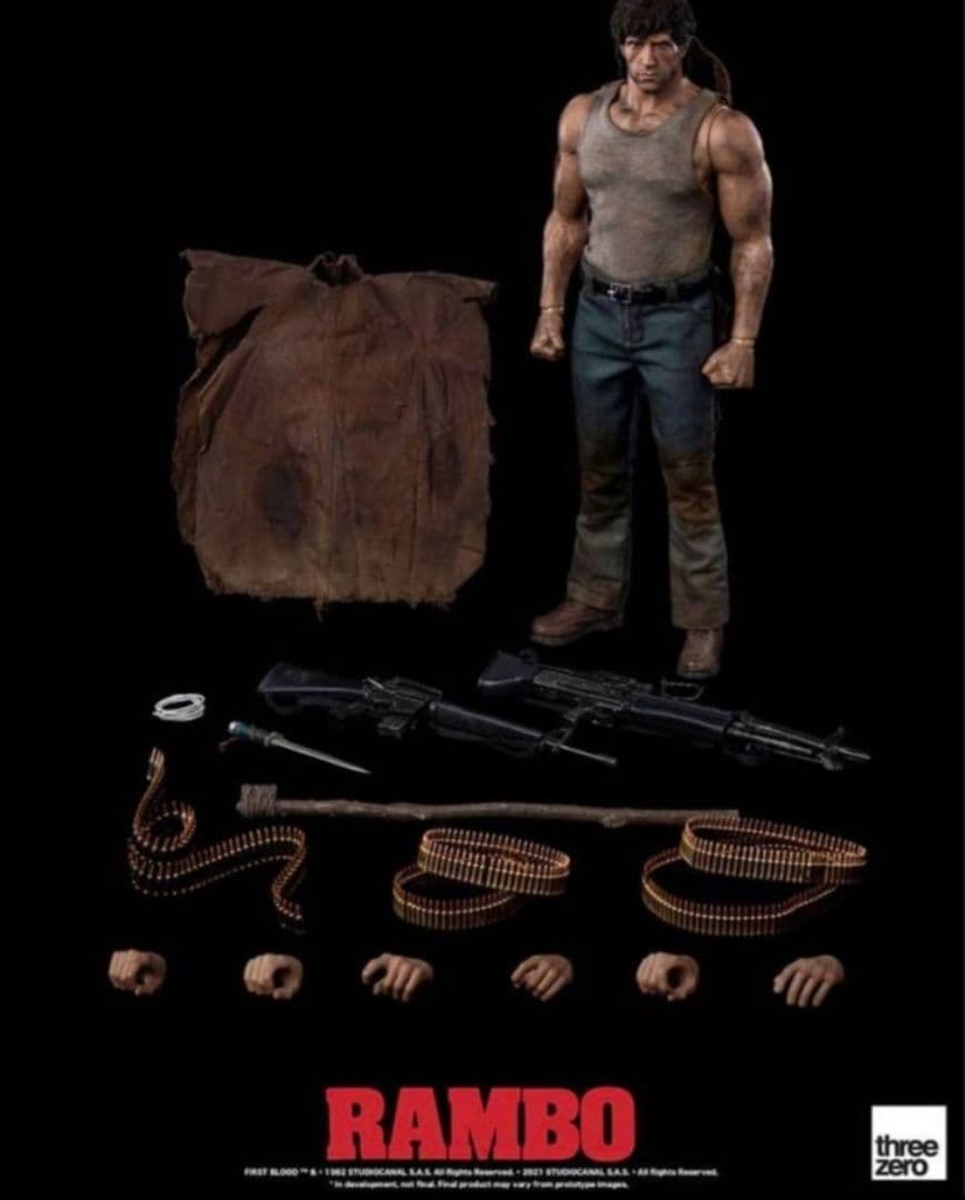 1/6　ランボー　シルベスター・スタローン　アクションフィギュア　スリーゼロ