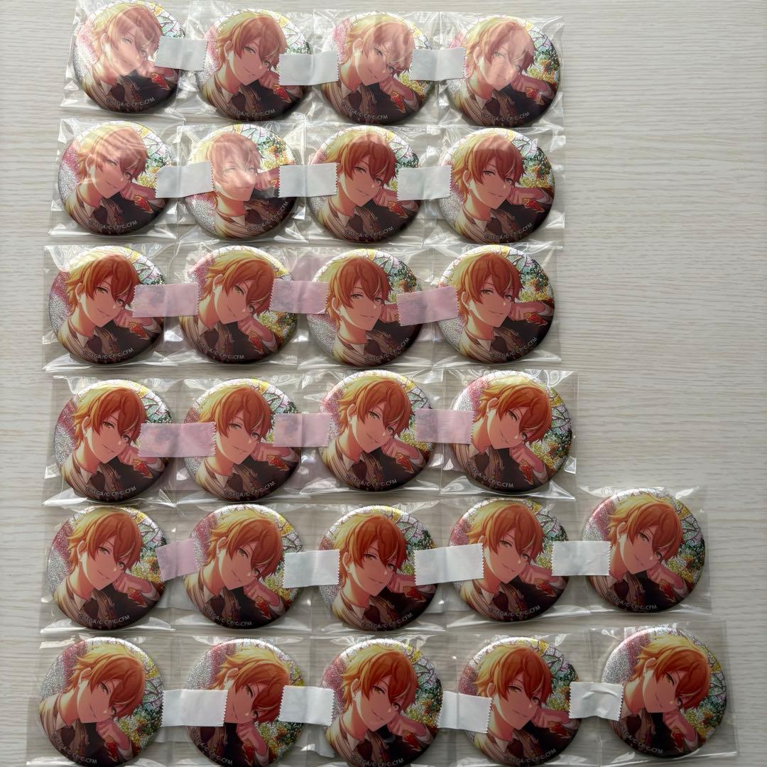 プロセカ 東雲彰人 グリッター缶バッジ グリ缶 10A ジュンブラ