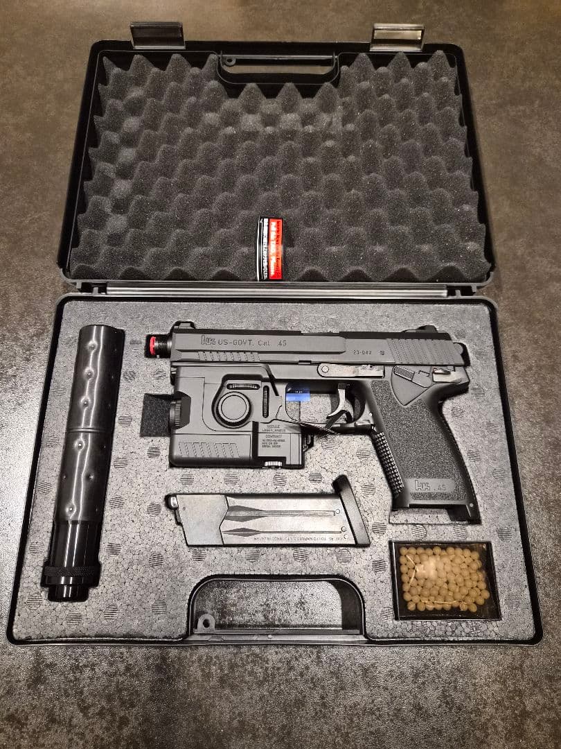 【ほぼ未使用】東京マルイ SOCOM Mk23　ソーコムMK23 東京マルイ ソーコムMk23｜フルセット - ミリタリーギアBLACKBURN