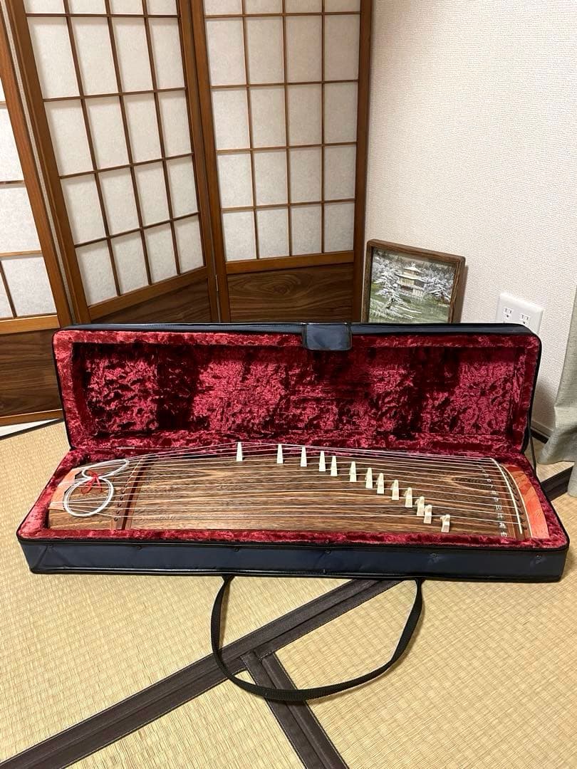 全音 ゼンオン 琴 13弦 文化箏ハードケース付き