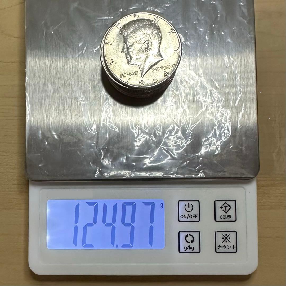 ケネディ ハーフダラー 1964年 10枚 銀貨 シルバーコイン 銀品位90