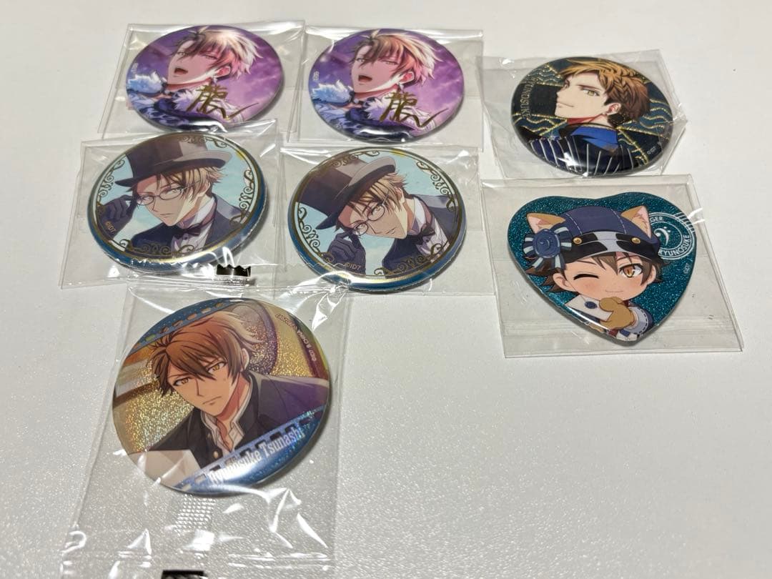 アイナナ 十龍之介 缶バッジ ブラホワ 記念日 7周年ナンジャタウン