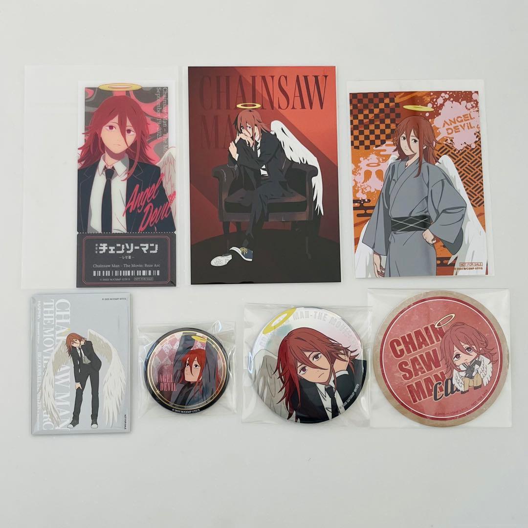 チェンソーマン 天使の悪魔 まとめ売り 缶バッジ コースター ポスト