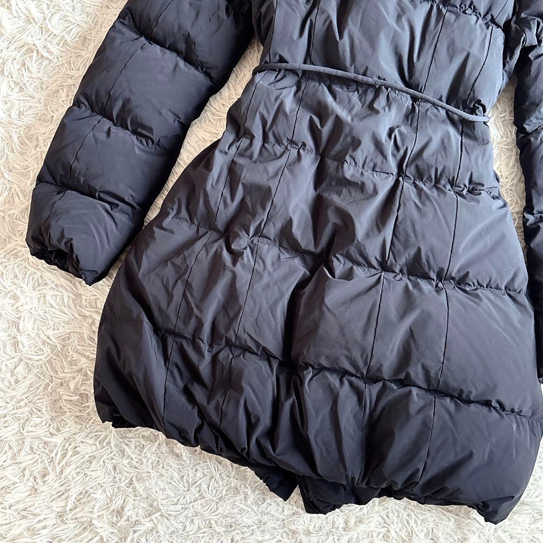 マックスマーラ ウィークエンド ファー ダウンコート 希少 サイズ50 黒