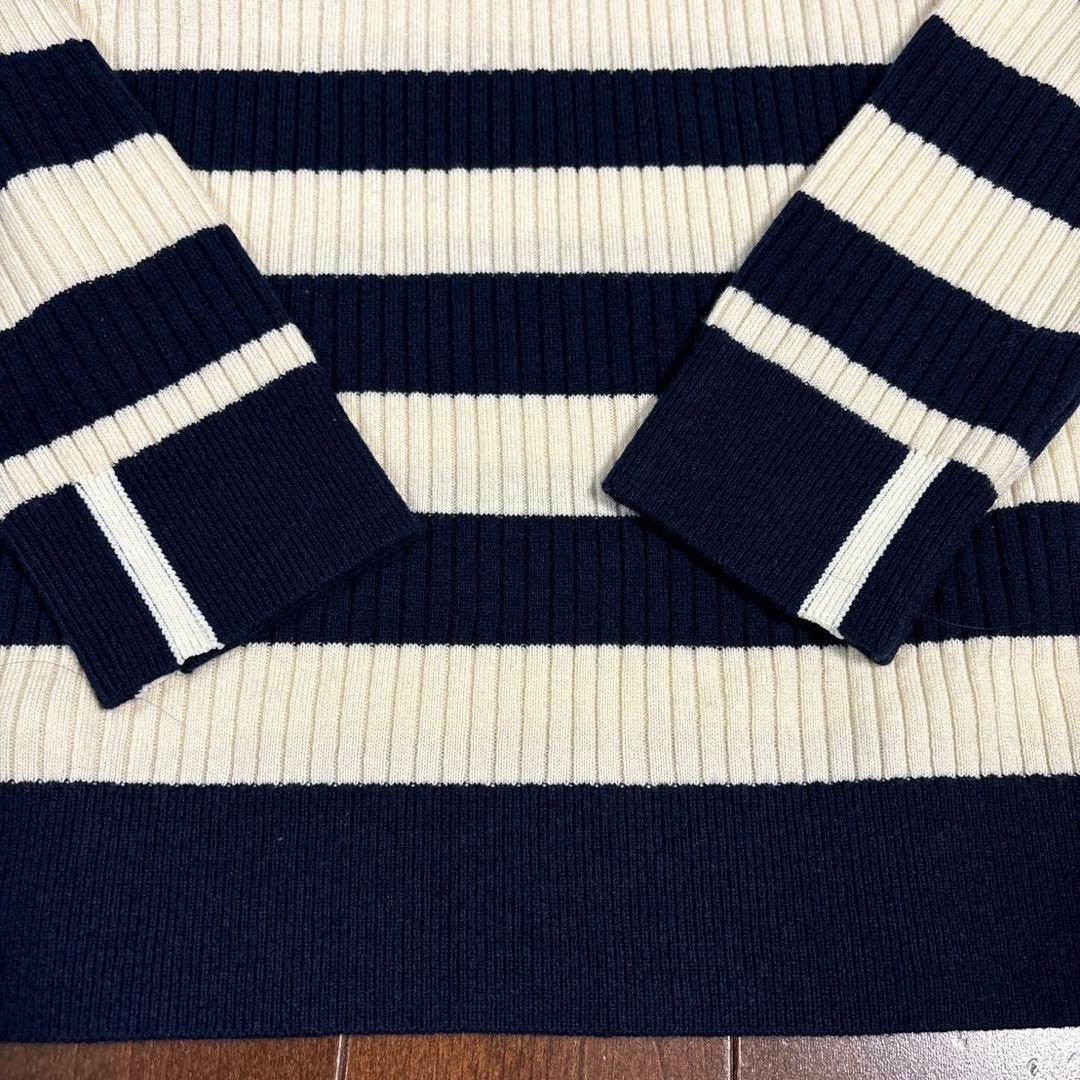 最低 価格スポーツ - パーリーゲイツ ウールカシミヤ ボーダー柄