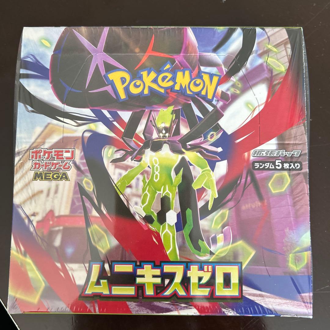 新品未使用ポケモンカード　ムニキスゼロシュリンク付　BOX シュリンク付き未開封】 ポケモンカードゲームムニキスゼロ 1ボックス
