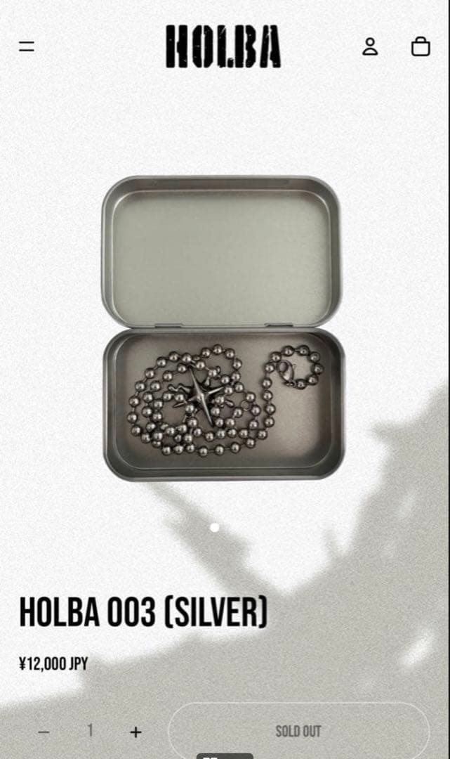 よ*様 holba ホルバ シルバーネックレス