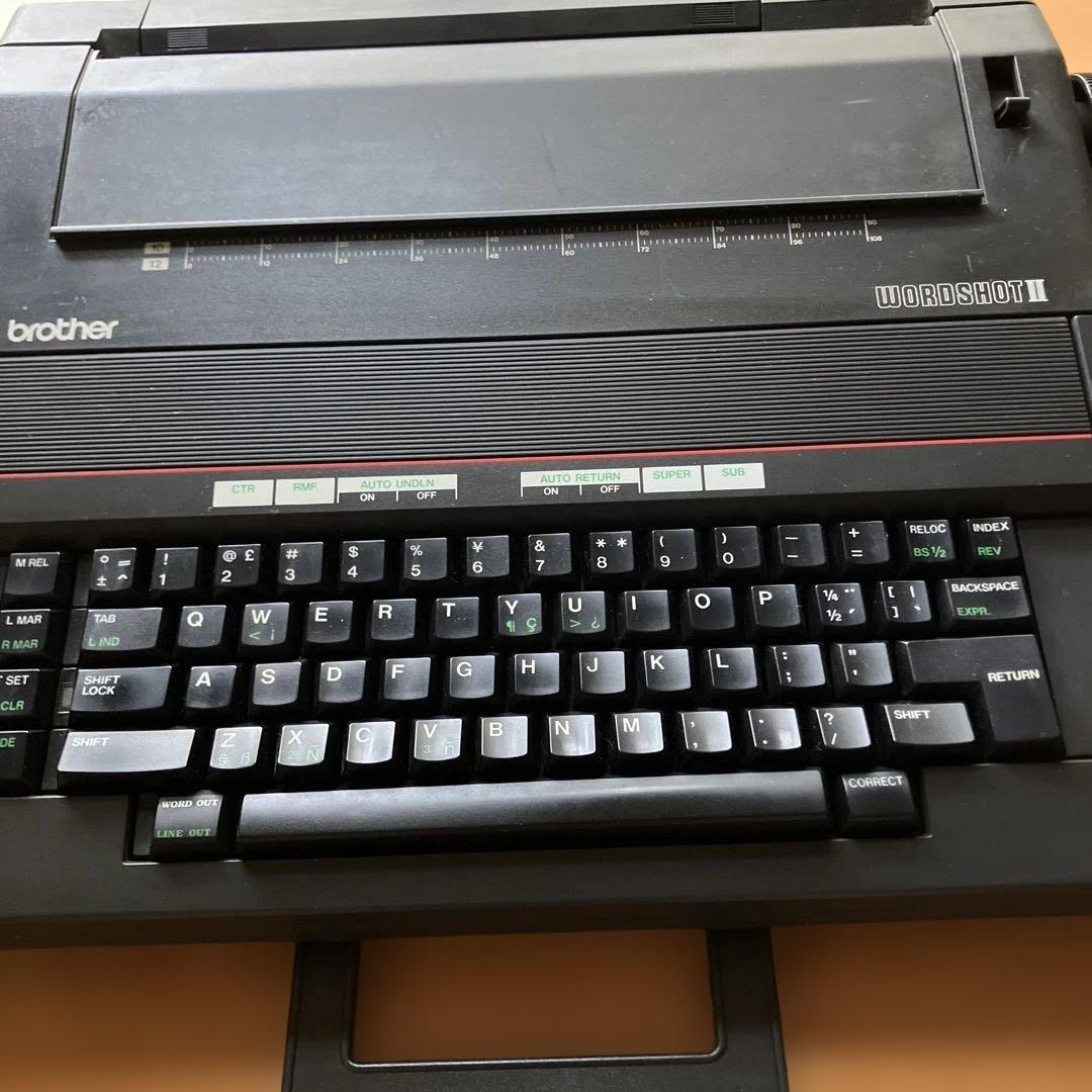 希少　brother WORDSHOT Ⅱ 電子タイプライターJP16-V10