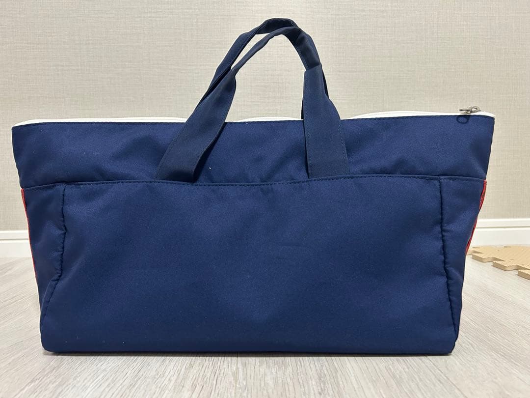 ファミリア 2WAYバッグ 大サイズ ネイビー おむつ収納 - メルカリ