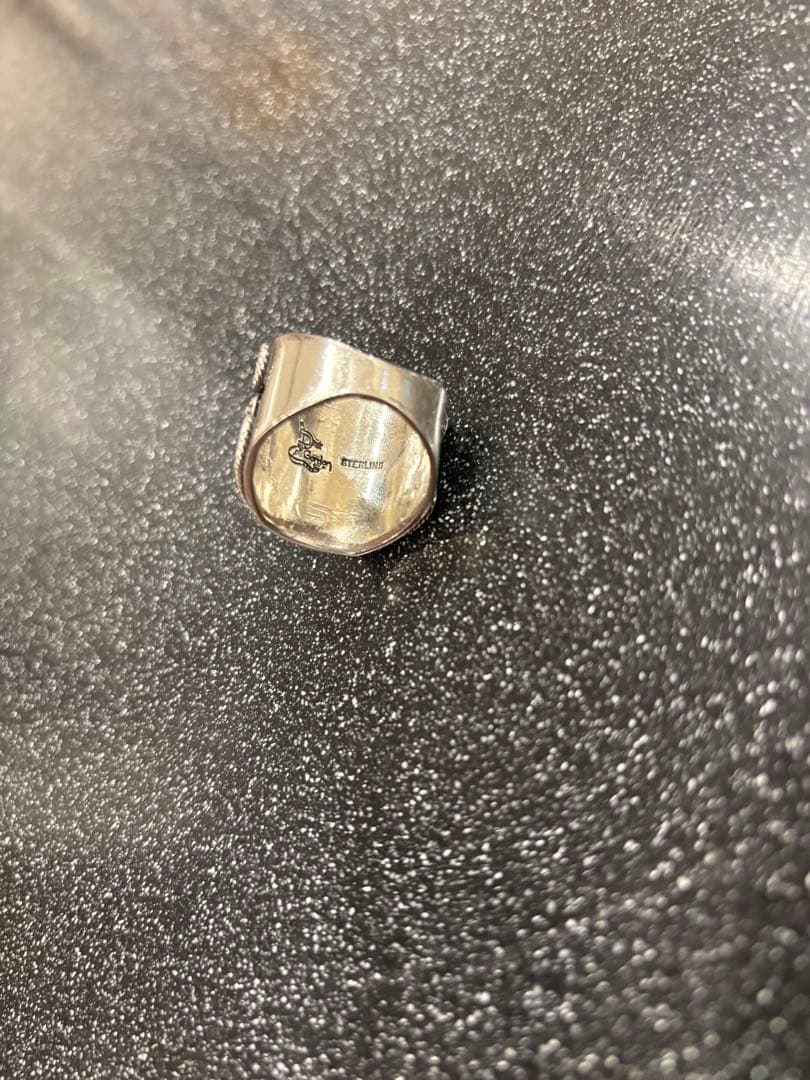 最終値下げ Navajo ナバホ族 デルバートゴードン ターコイズリング 25