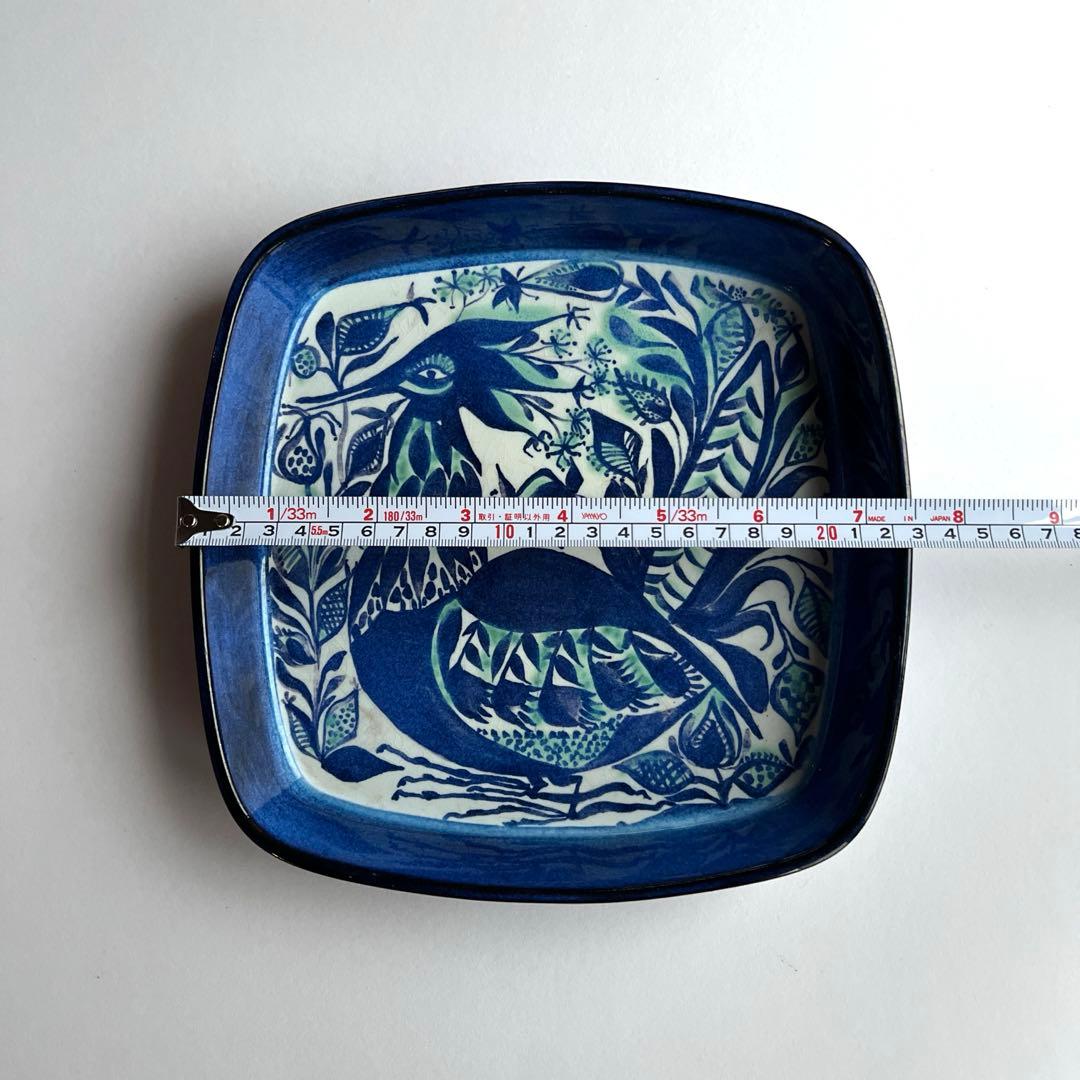 ロイヤルコペンハーゲン テネラ 鳥 スクエアプレート アルミニア