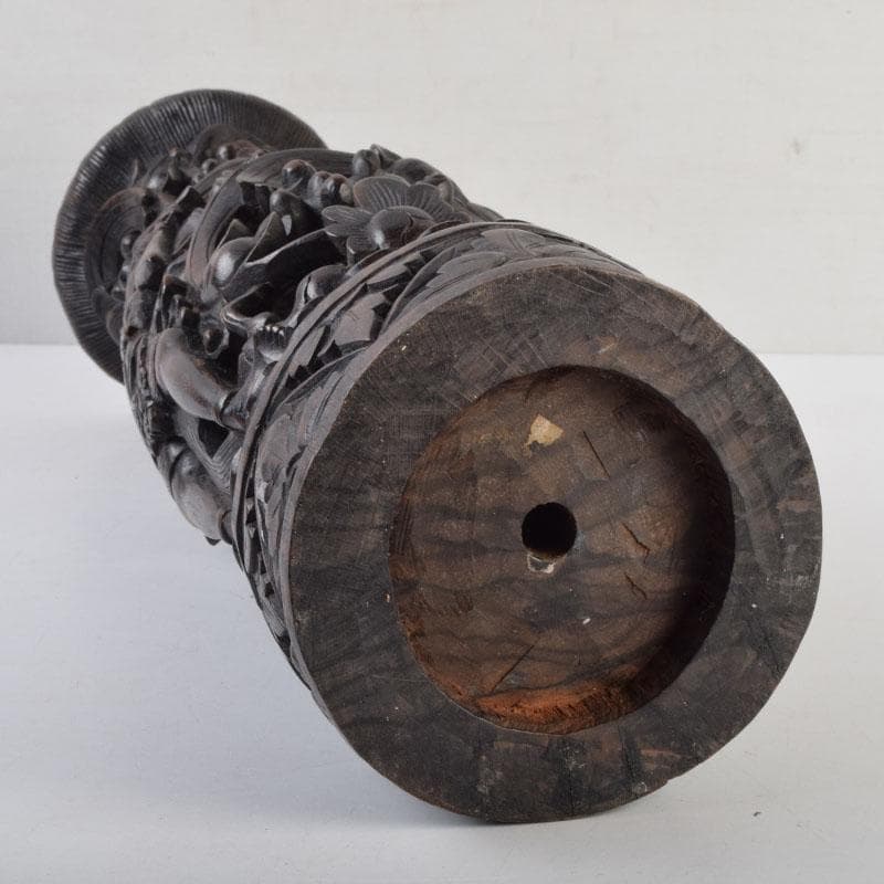 バリ島 インドネシア 木彫 ガルーダ 面 壁飾 置物 2点まとめて N9064A