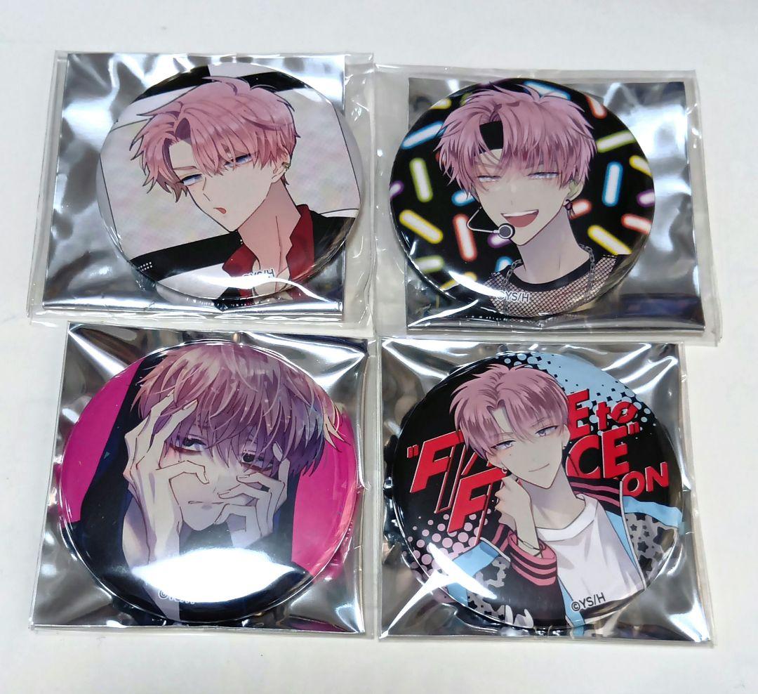 多聞くん今どっち！？ F/ACE展 トレーディング　缶バッジ　福原多聞　4点