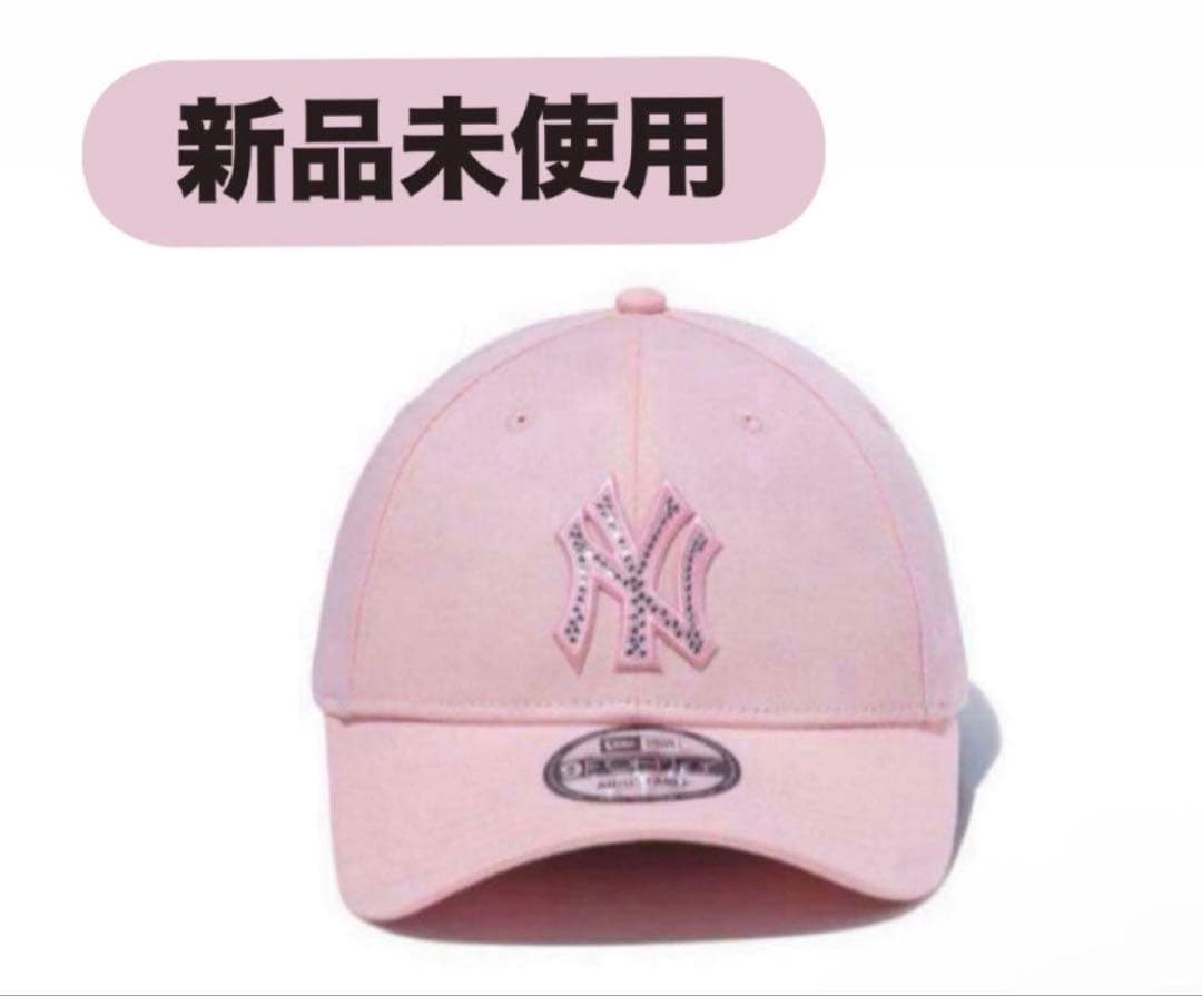 9FORTY Rhinestone ニューヨーク・ヤンキース ピンクレモネード