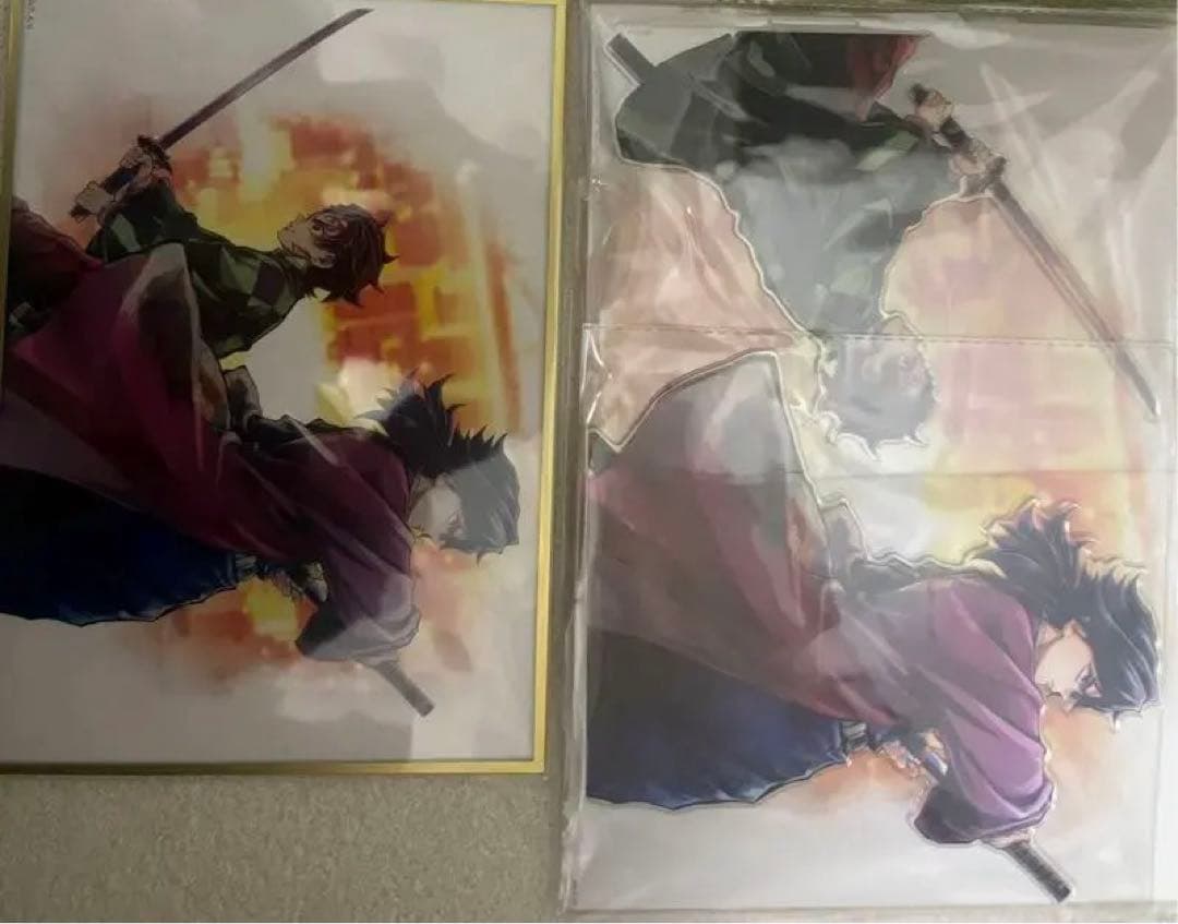 鬼滅の刃　WEBSHOPくじ 繋ぐ 義勇と炭治郎 セット WEBSHOPくじ 鬼滅の刃 ufotable 繋ぐ 冨岡義勇 竈門炭治郎 C賞