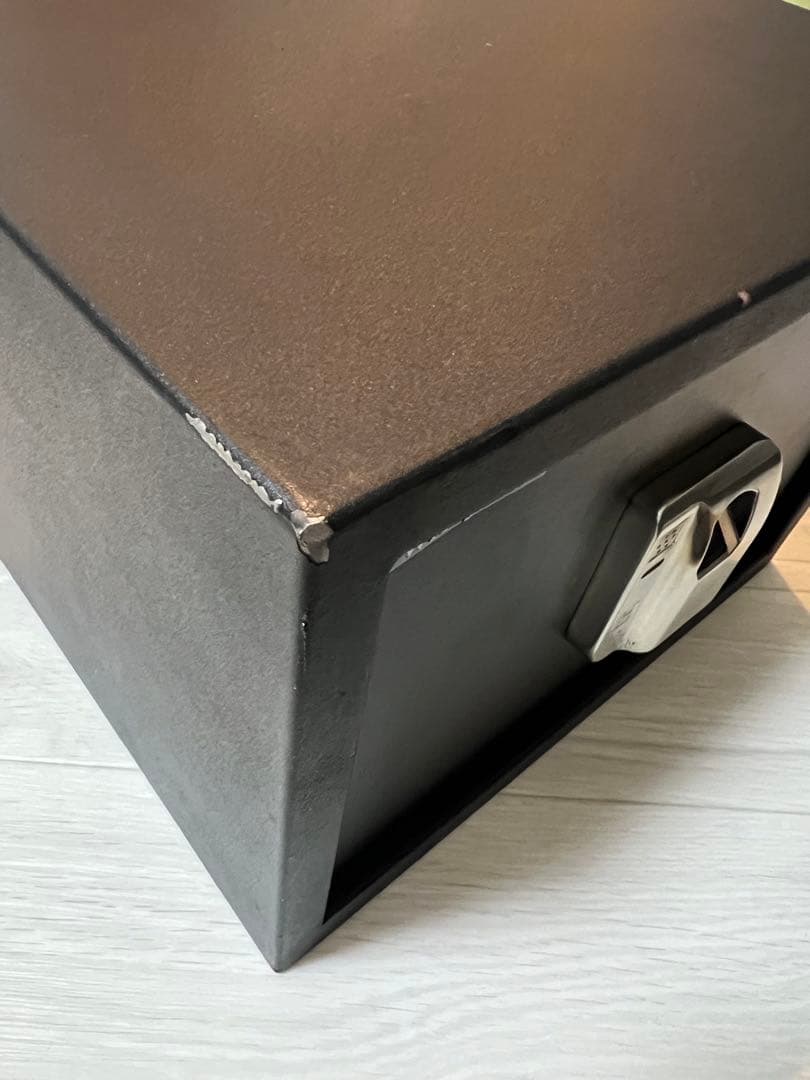 2日間限定値下げ】 WASJOYE 指紋認証金庫 黒