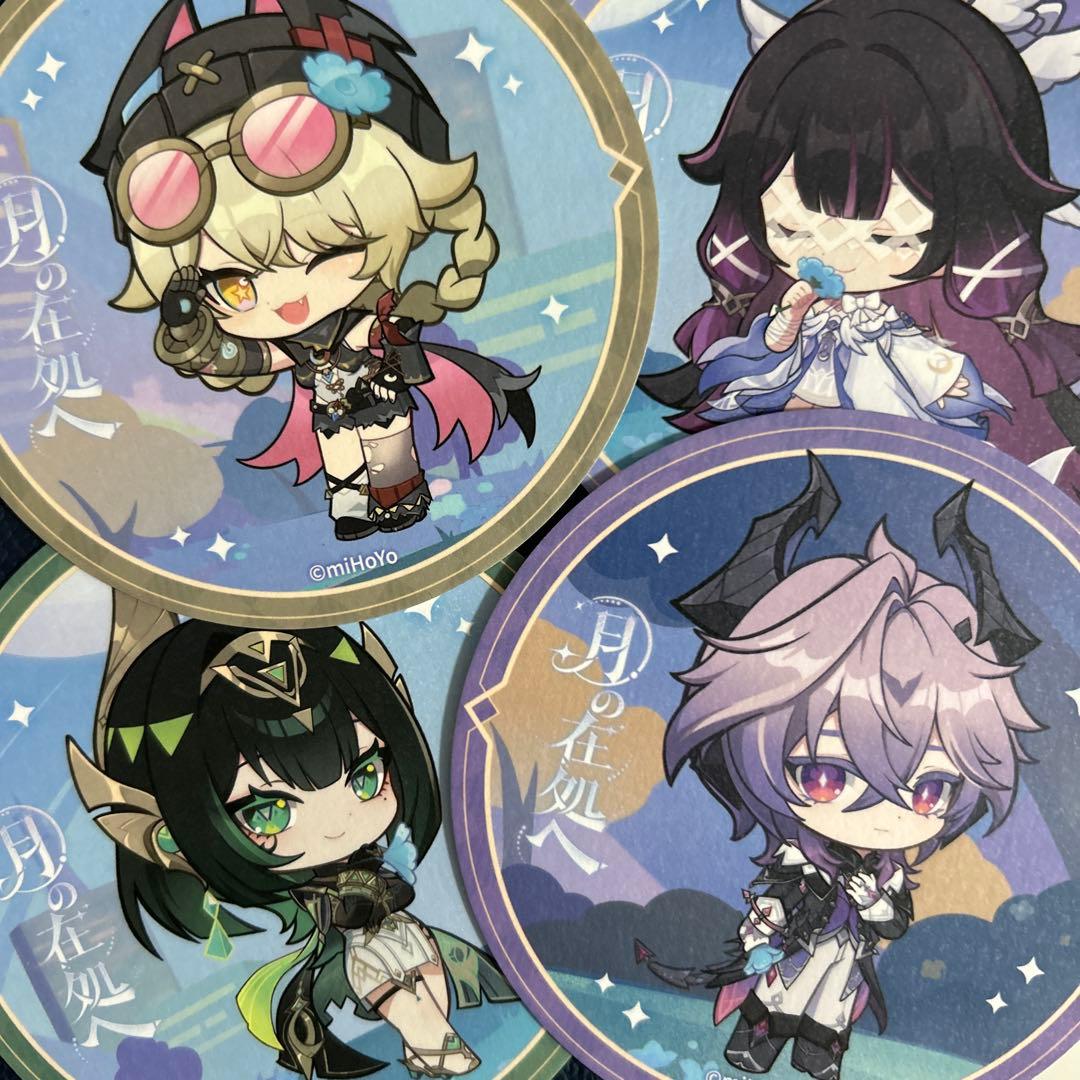 原神コラボ コースター コンプリート 特典 月の在処へ - メルカリ