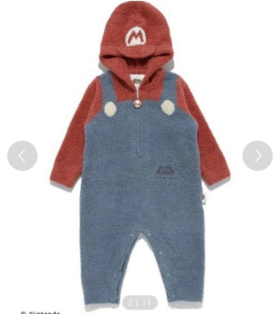 ジェラートピケ マリオ ロンパース 80サイズ - メルカリ