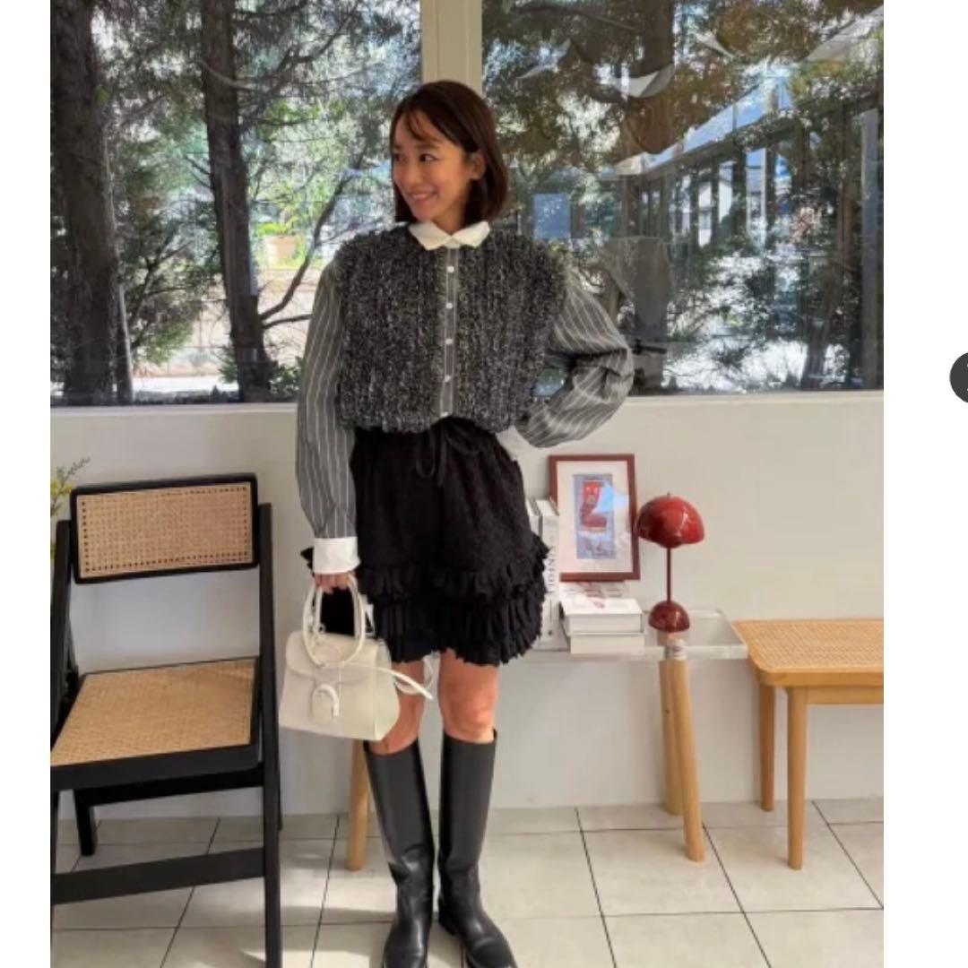 トップス rosy monster kale frill stripe shirt Tops - RosyMonster