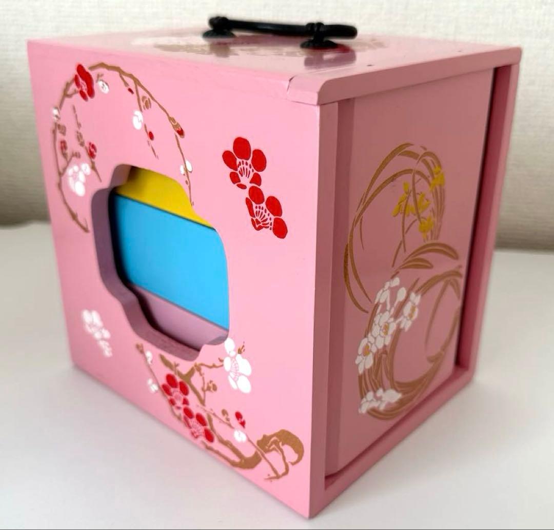 〇251014 遊山箱 お弁当箱 徳島 雛祭り - メルカリ