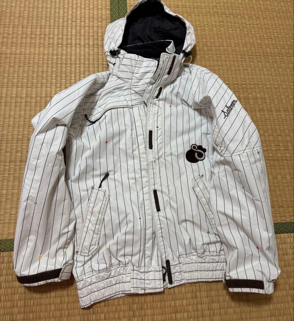 ホワイトストライプ スキーウェアセット　サロモン　レディース SALOMON（サロモン） スキーウェア ジャケット レディース ヴェノム