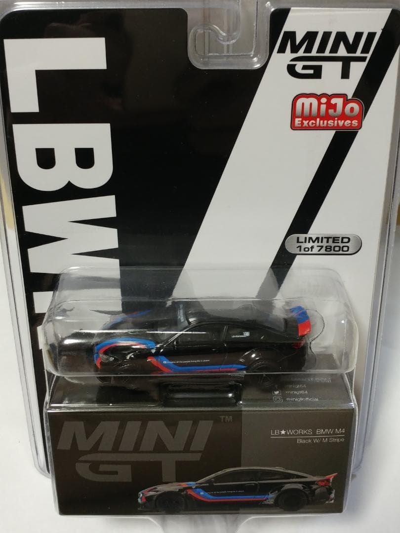MINI GT 1/64 LBWORKS BMW M4 ブラック/Mストライプ - メルカリ