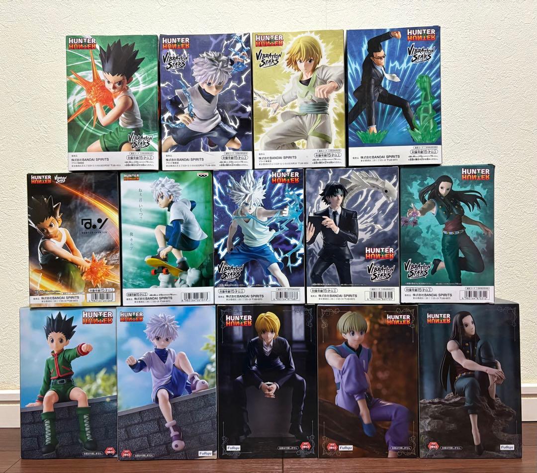 新品】HUNTER✕HUNTER ハンターハンター フィギュア14体セット - メルカリ