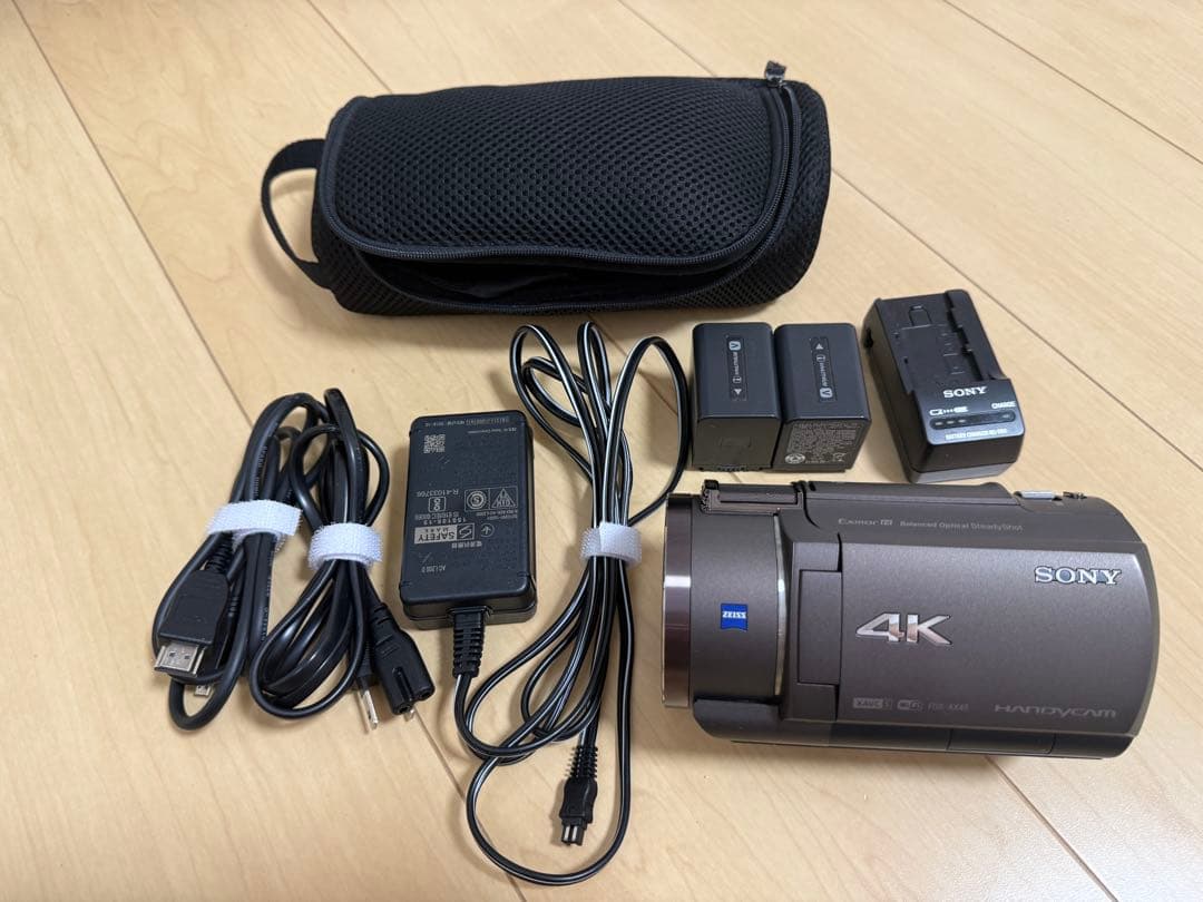 SONY4K ビデオカメラ Handycam FDR-AX45Aブロンズブラウン