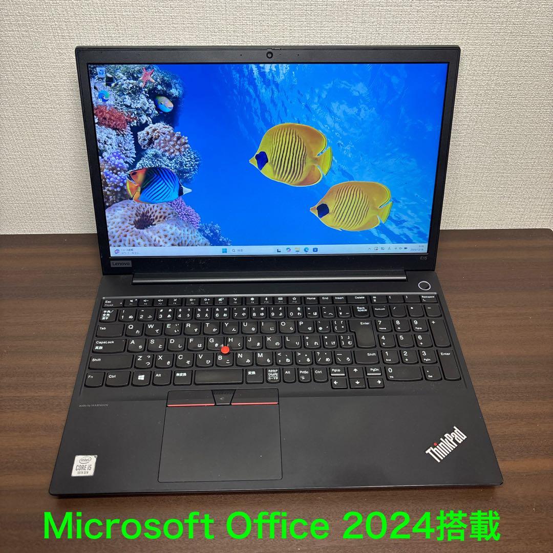 高速SSD！起動時間約10秒！ThinkPad高性能15.6型ノート