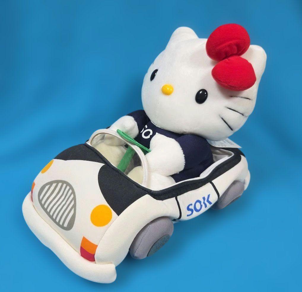 超激レア☆ハローキティ× ALSOKコラボ☆車に乗ったキティちゃん☆2002 キティちゃんとコラボ♪ ダイハツ「ミラジーノ・ハローキティ」は108.8