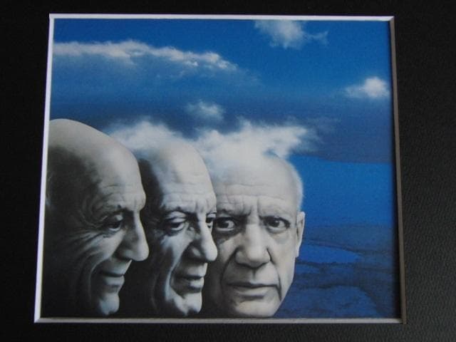 森秀雄、【偽りの青空-GREAT　MOUNTAIN】、希少な大判額装用画集より