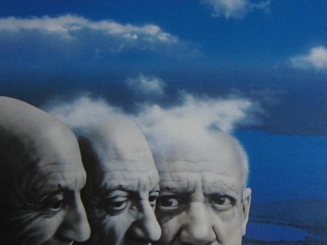 森秀雄、【偽りの青空-GREAT　MOUNTAIN】、希少な大判額装用画集より