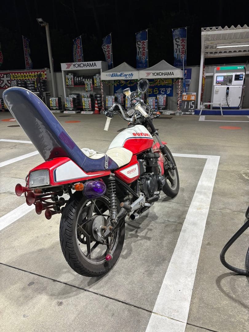 GSX400F 三段シート 50cm - メルカリ