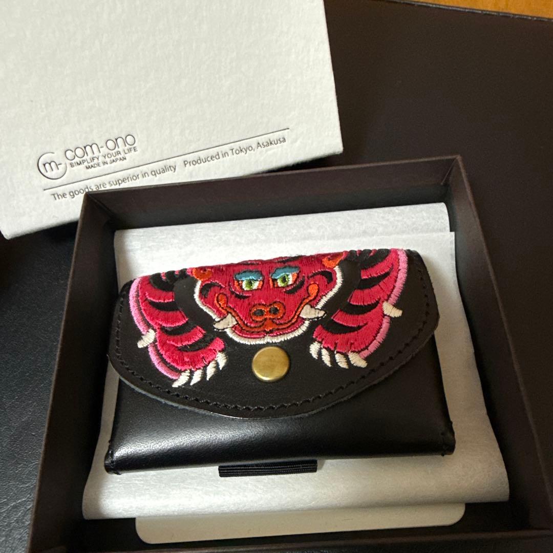 コモノcom-ono Kendai コラボ 刺繍　ミニ財布