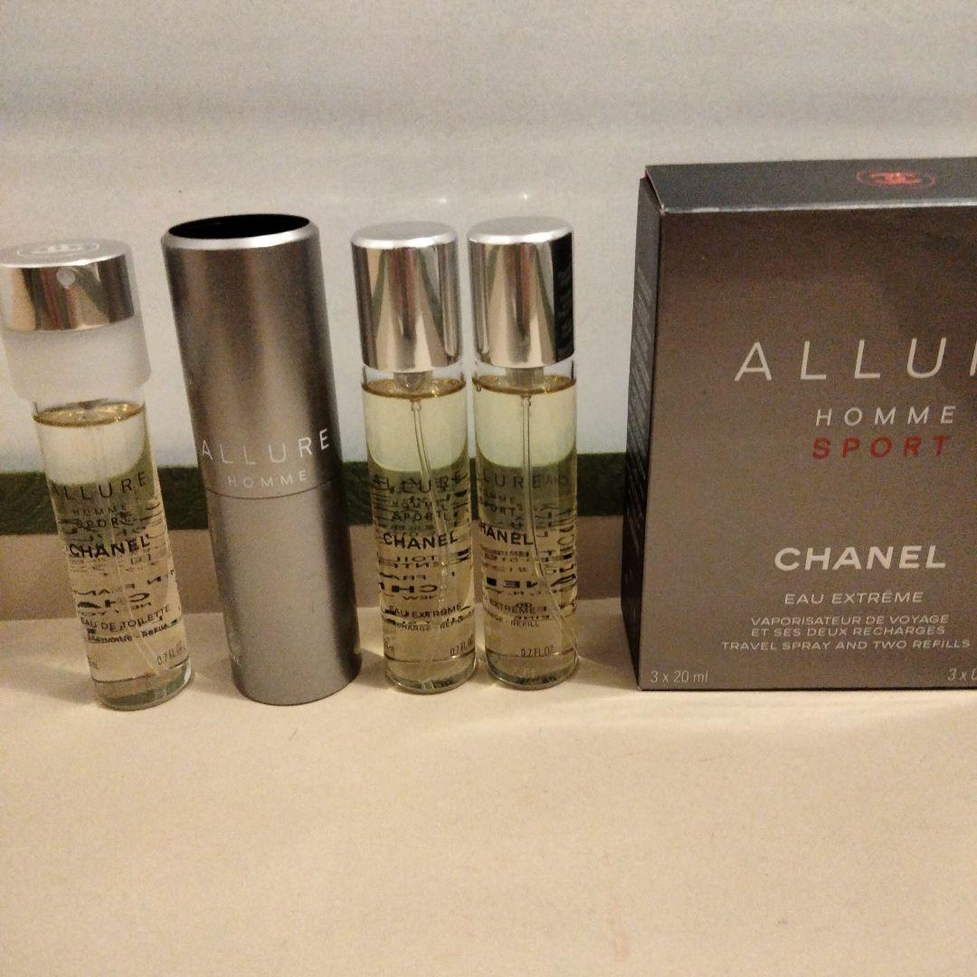 シャネル アリュール オム スポーツ トラベル スプレイ 3x20ml