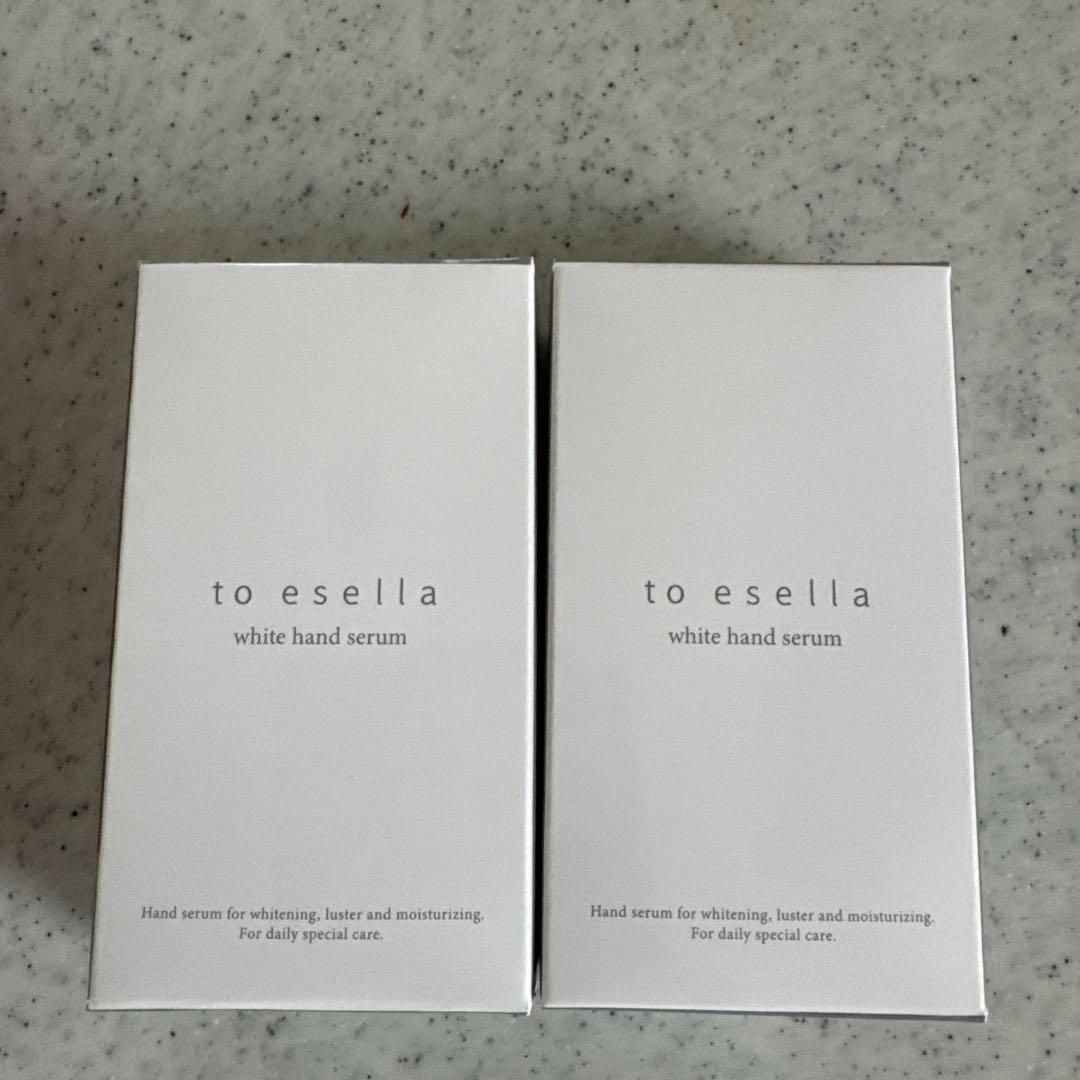 to esella ホワイトハンドセラム 20ml