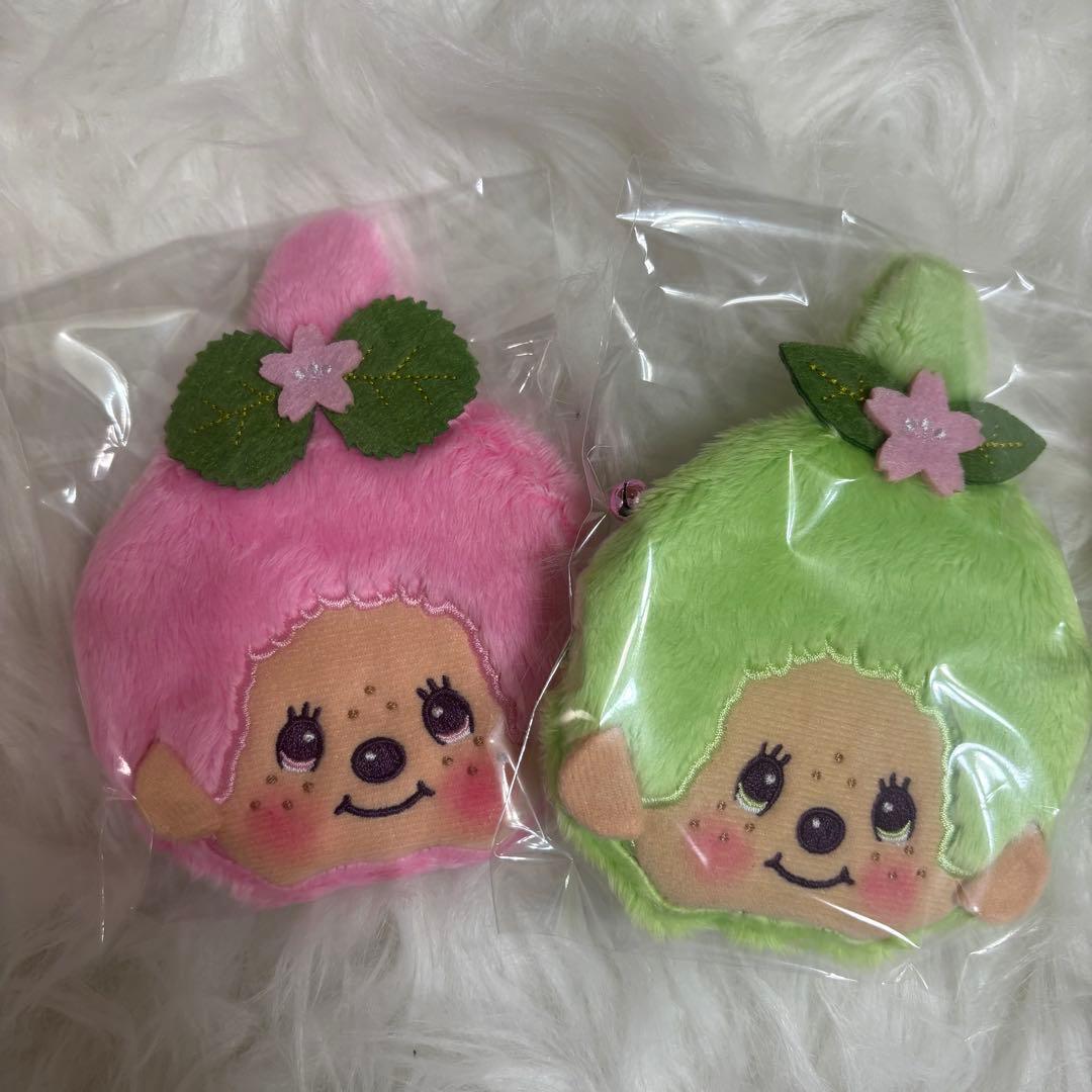 激レア】もんちっちキャラ和がま さくらもち まっちゃ monchhichi