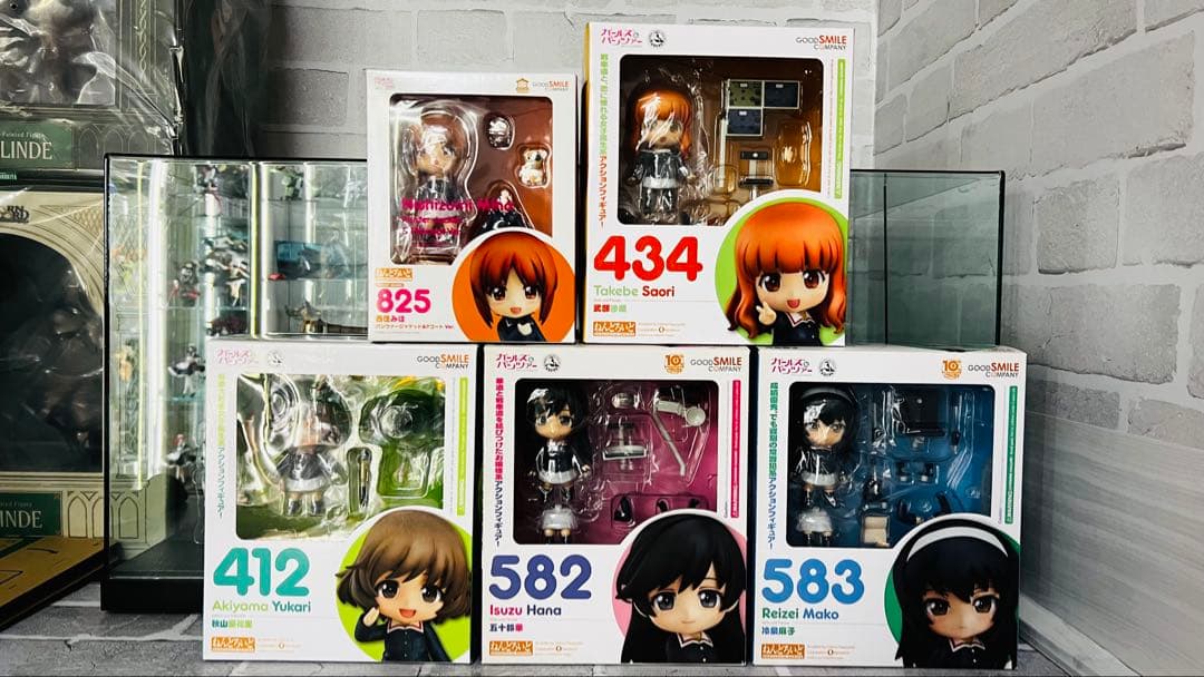 未開封　ねんどろいど　ガールズ&パンツァー　あんこうチーム　5種セット