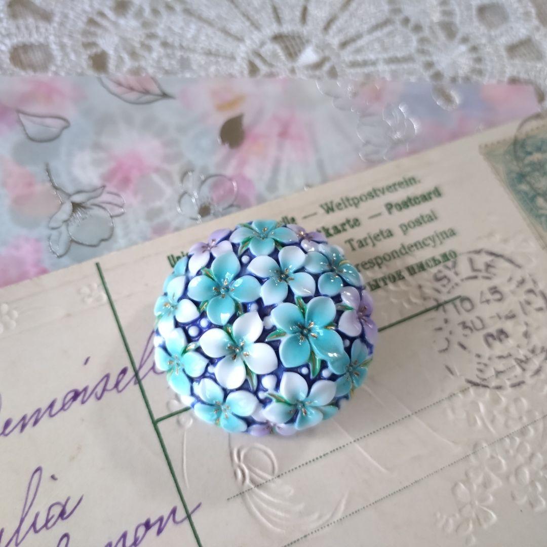 日本製ヴィンテージ 俊兼 トシカネ 有田焼 焼き物 ブルーフラワー 花