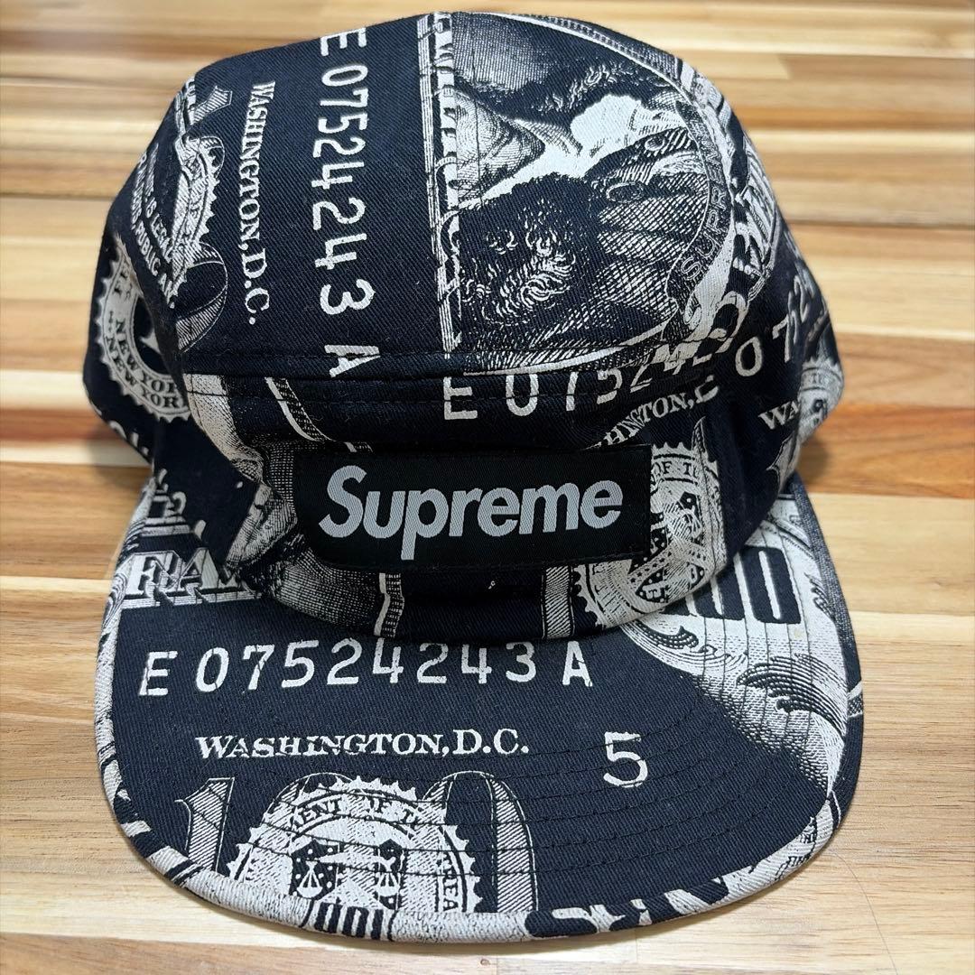 Supreme 紙幣デザイン キャップ - メルカリ