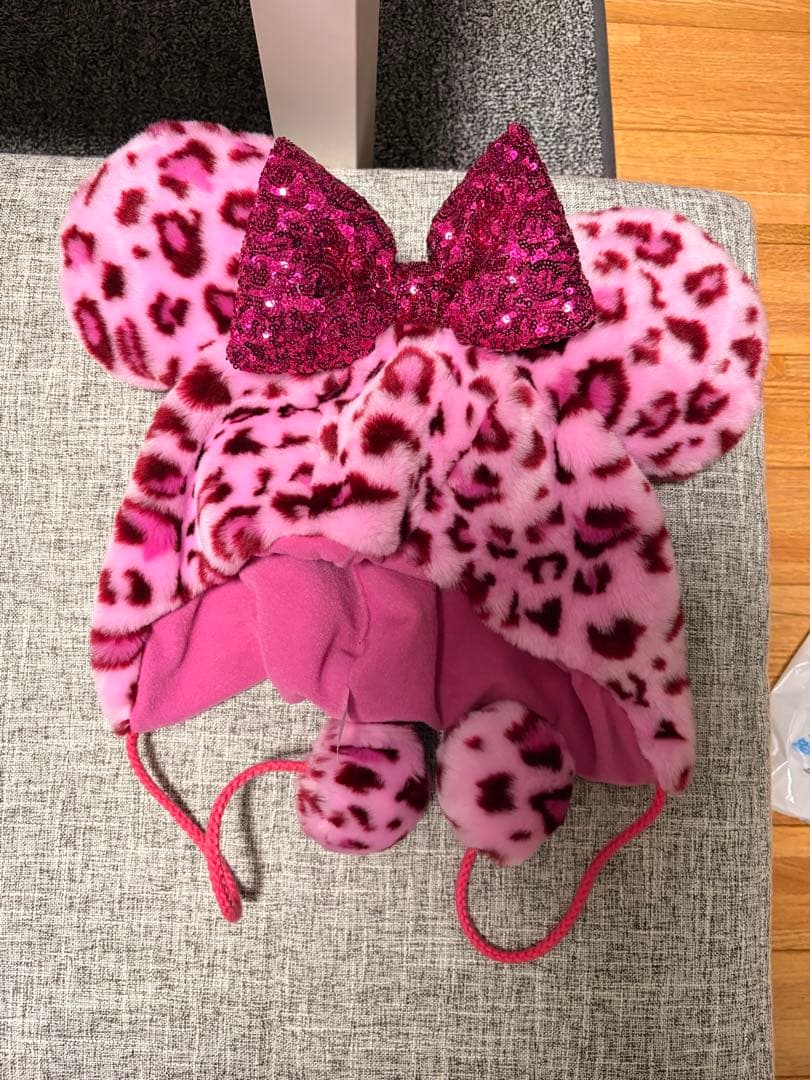 ミニーちゃん ファンキャップ 大人気ヒョウ柄 - メルカリ