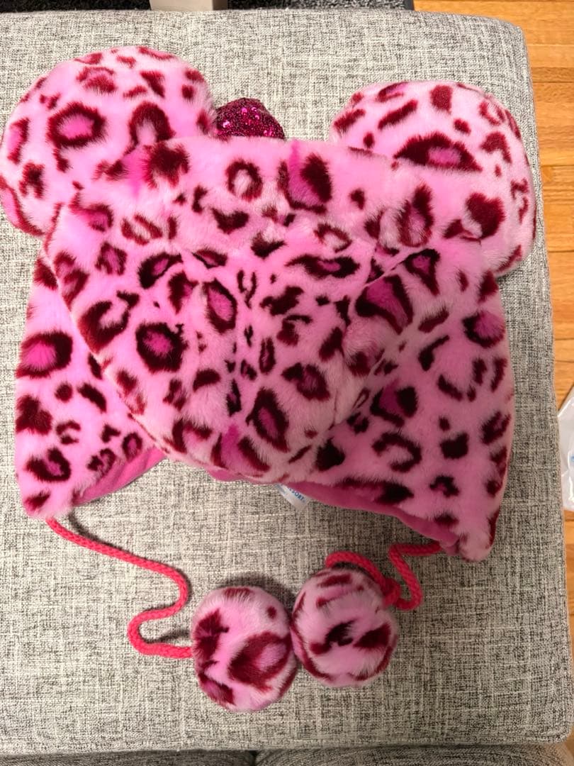 ミニーちゃん ファンキャップ 大人気ヒョウ柄 - メルカリ