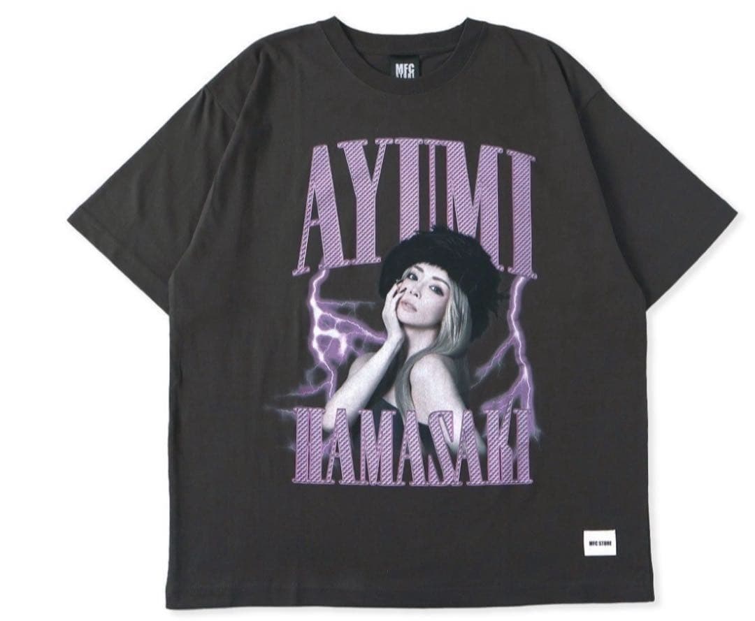 浜崎あゆみ　コラボTシャツ　L ayumi hamasaki × MFC STORE collaborate T shirt LIMITED ver