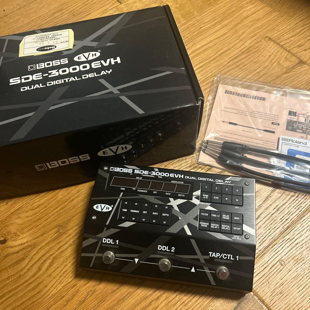 ギター BOSS SDE-3000EVH DUAL DIGITAL DELAY BOSS SDE-3000EVH デュアルデジタルディレイ 【名機 SDE-3000を再現