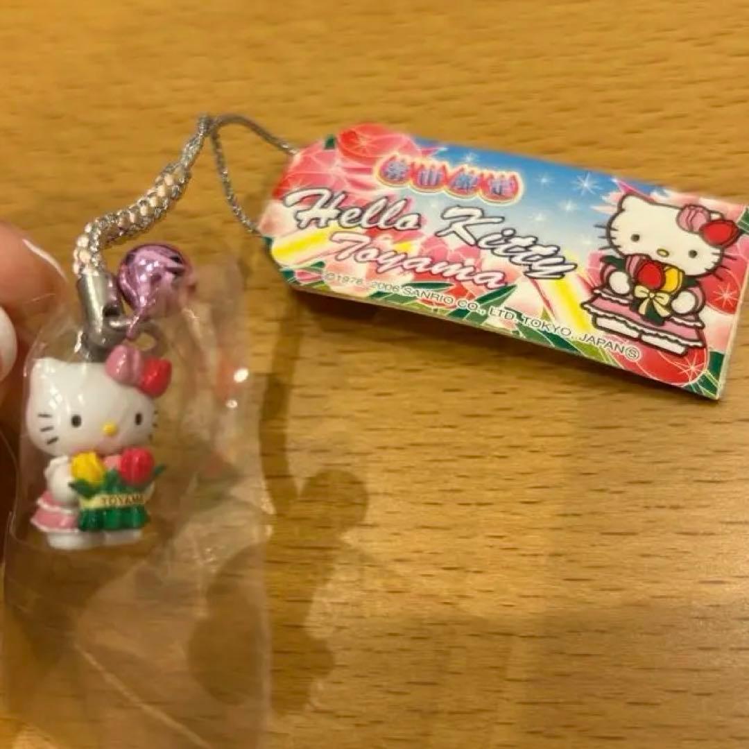 ご当地キティ 富山限定 チューリップ 根付け ストラップ - メルカリ