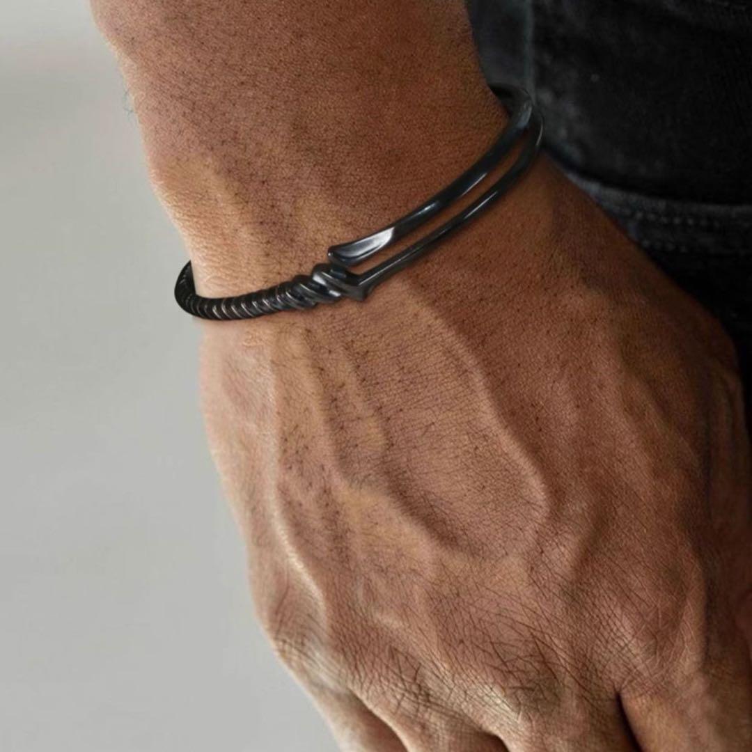 エヴァンゲリオン ロンギヌスの槍 バングル ブレスレット シルバー